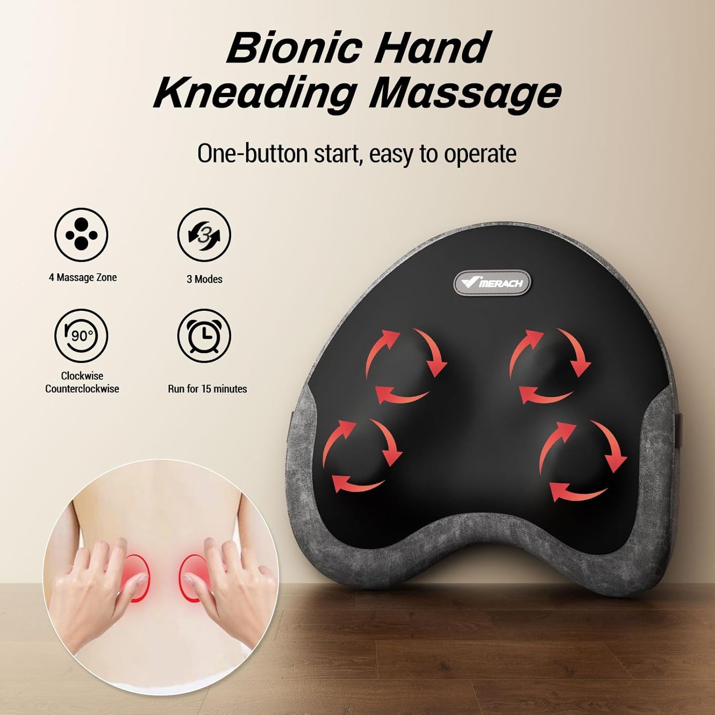 WarmKnead™ - Shiatsu Massager